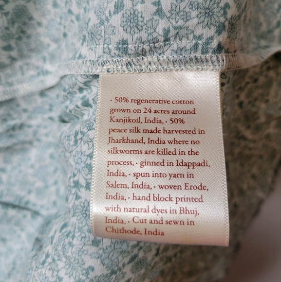 Christy Dawn the Augusta dress in mint blooming meadow, small - Picture 8 of 10